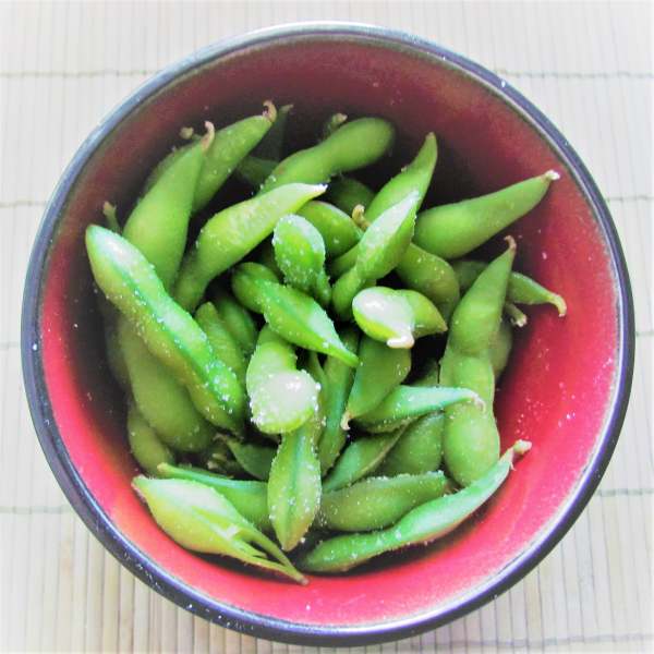 edamame 枝豆 : fèves de soja