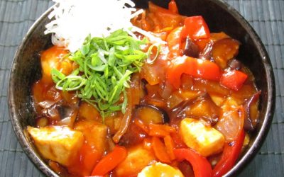 su dori すどり, poulet  aigre doux au vinaigre de riz japonais