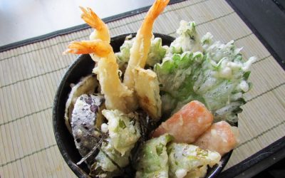 tendon 天丼 : tempura et riz japonais