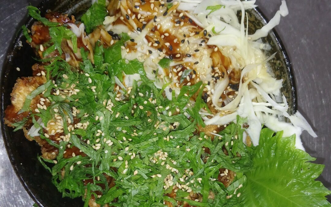 tonkatsu au shiso vert 紫蘇の豚カツ