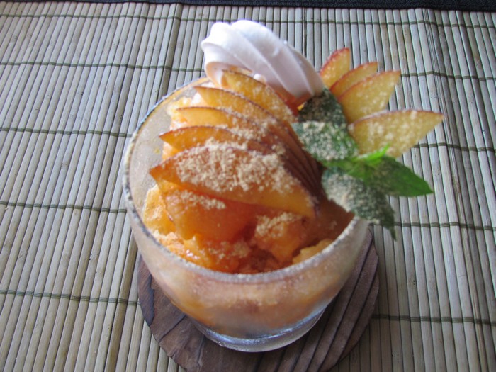 Kakigōri : glace rapée japonaise au melon
