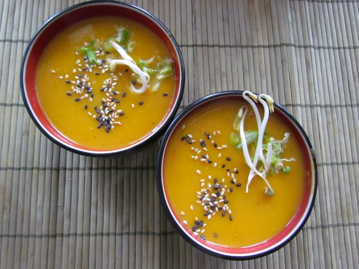 kabotcha soup かぼちゃスープ : velouté de potimarron